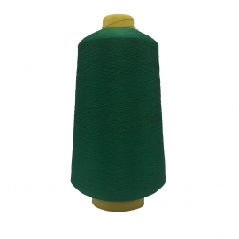 Текстурированная нитка 150D/1 № 215 зеленый в Антраците