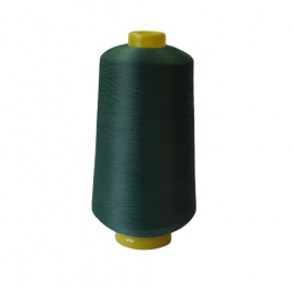 Текстурированная нить 150D/1 №410 зеленый в Антраците