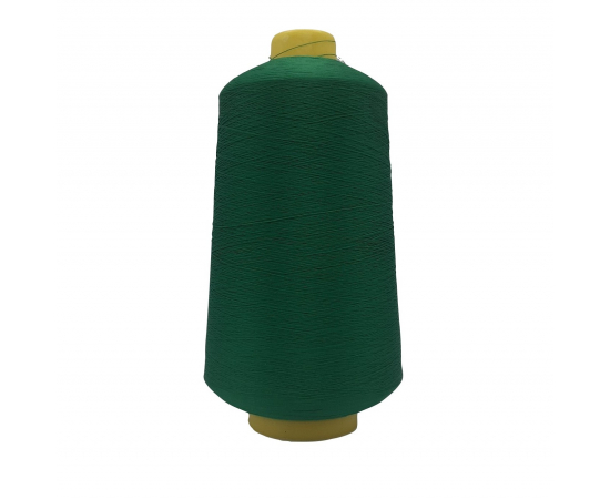 Текстурированная нитка 150D/1 № 215 зеленый в Антраците