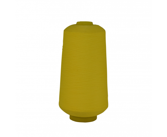 Текстурированная нитка 150D/1 № 384 желтый в Антраците