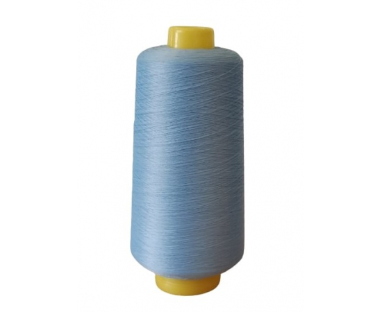 Текстурированная нитка 150D/1 № 328 светло-голубой в Антраците